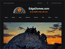 Tablet Screenshot of edgedomes.com